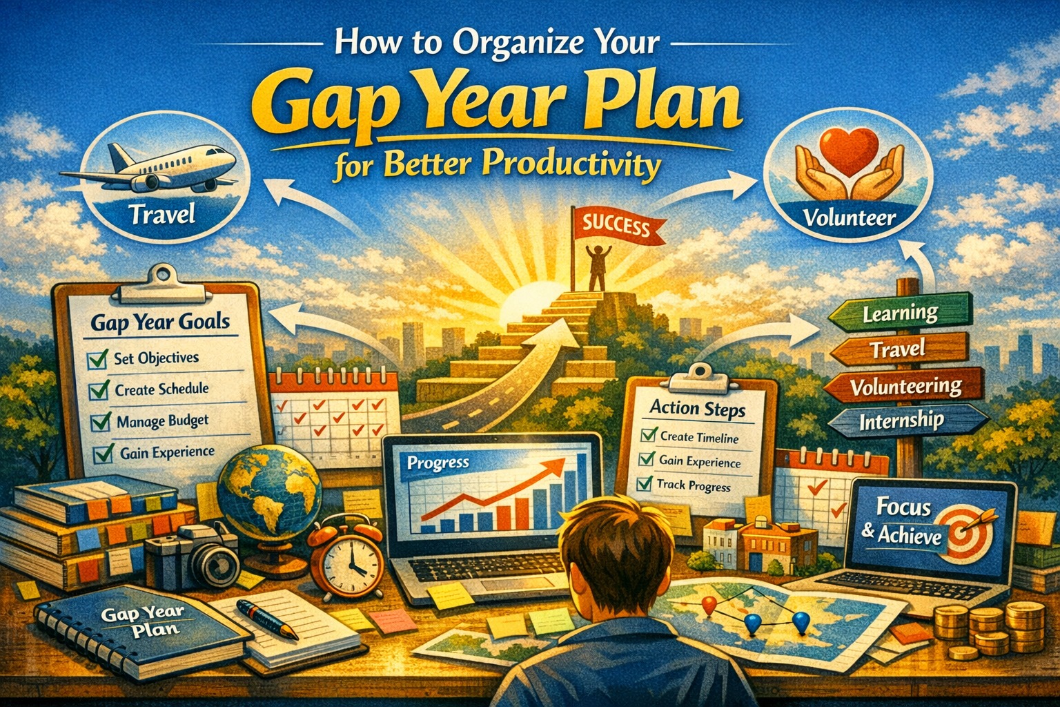 How to Organize Your Gap Year Plan for Better Productivity