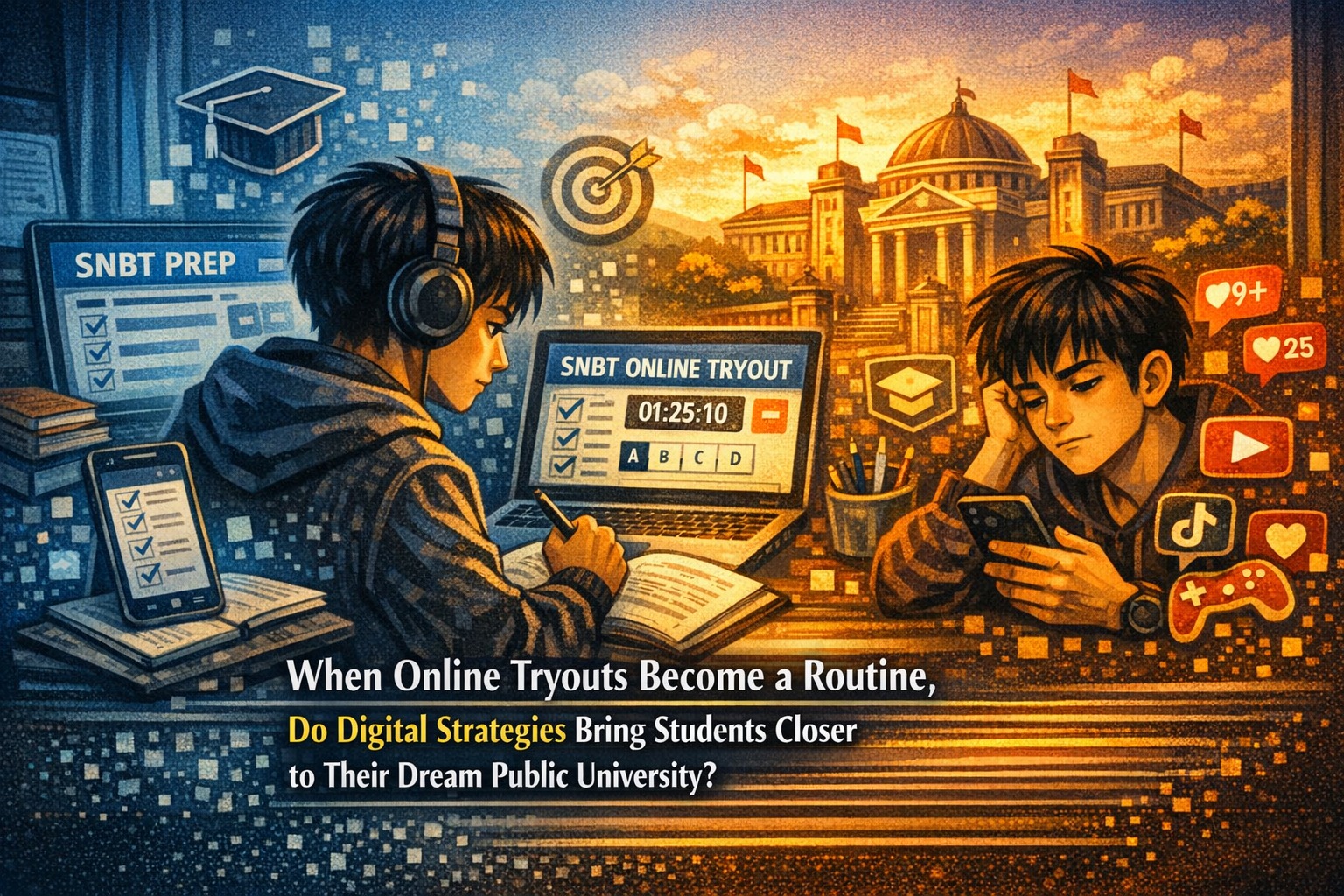 WHEN ONLINE TRYOUTS BECOME A ROUTINE, DO DIGITAL STRATEGIES BRING STUDENTS CLOSER TO THEIR DREAM PUBLIC UNIVERSITY?