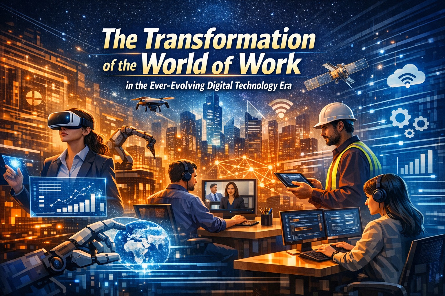 The Transformation of the World of Work in the Ever-Evolving Digital Technology Era