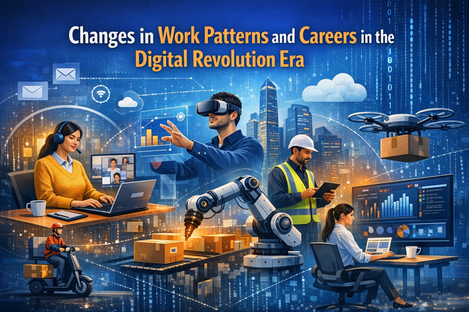 Changes in Work Patterns and Careers in the Digital Revolution Era
