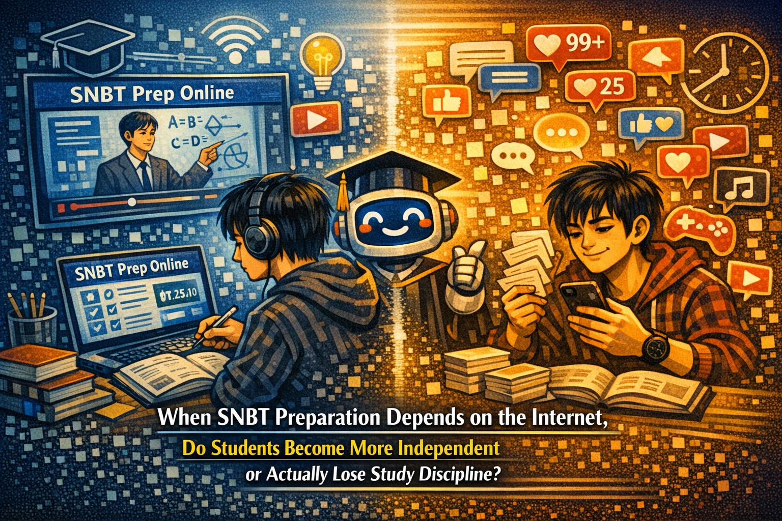 WHEN SNBT PREPARATION DEPENDS ON THE INTERNET, DO STUDENTS BECOME MORE INDEPENDENT OR ACTUALLY LOSE STUDY DISCIPLINE?