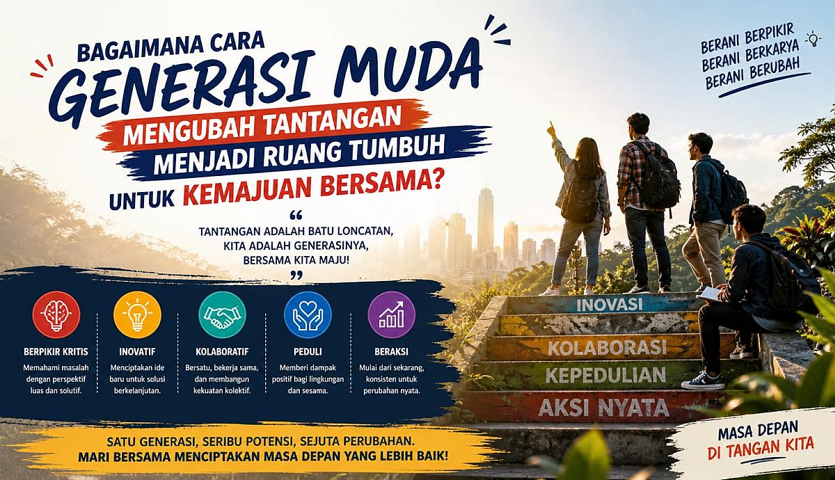 Bagaimana Cara Generasi Muda Mengubah Tantangan Menjadi Ruang Tumbuh untuk Kemajuan Bersama?