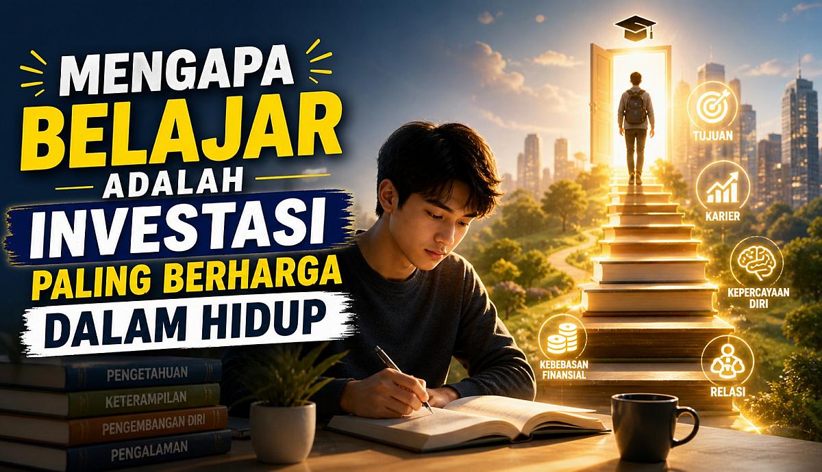 Mengapa belajar adalah investasi paling berharga dalam hidup