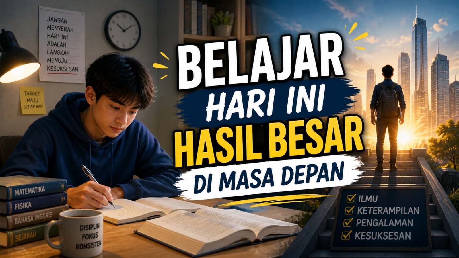 Belajar hari ini hasil besar di masa depan