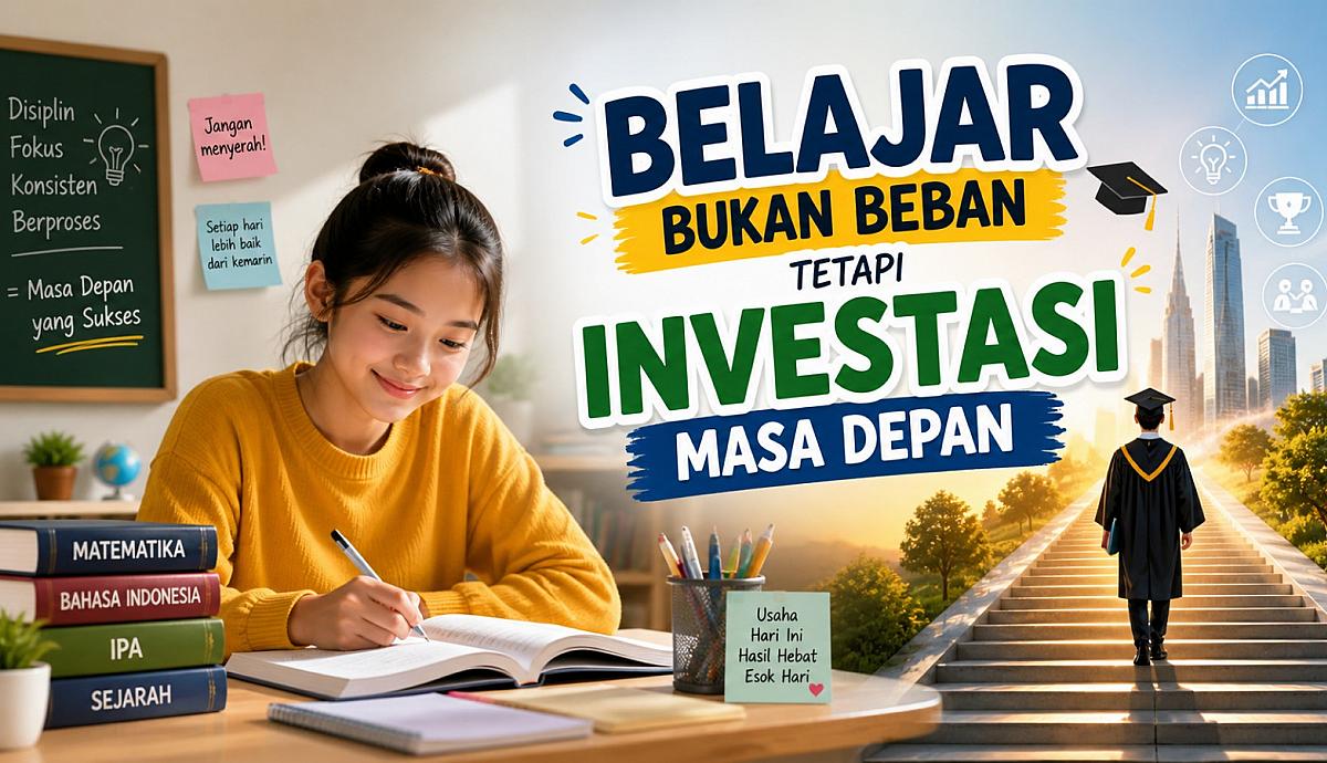 Belajar bukan beban tetapi investasi masa depan
