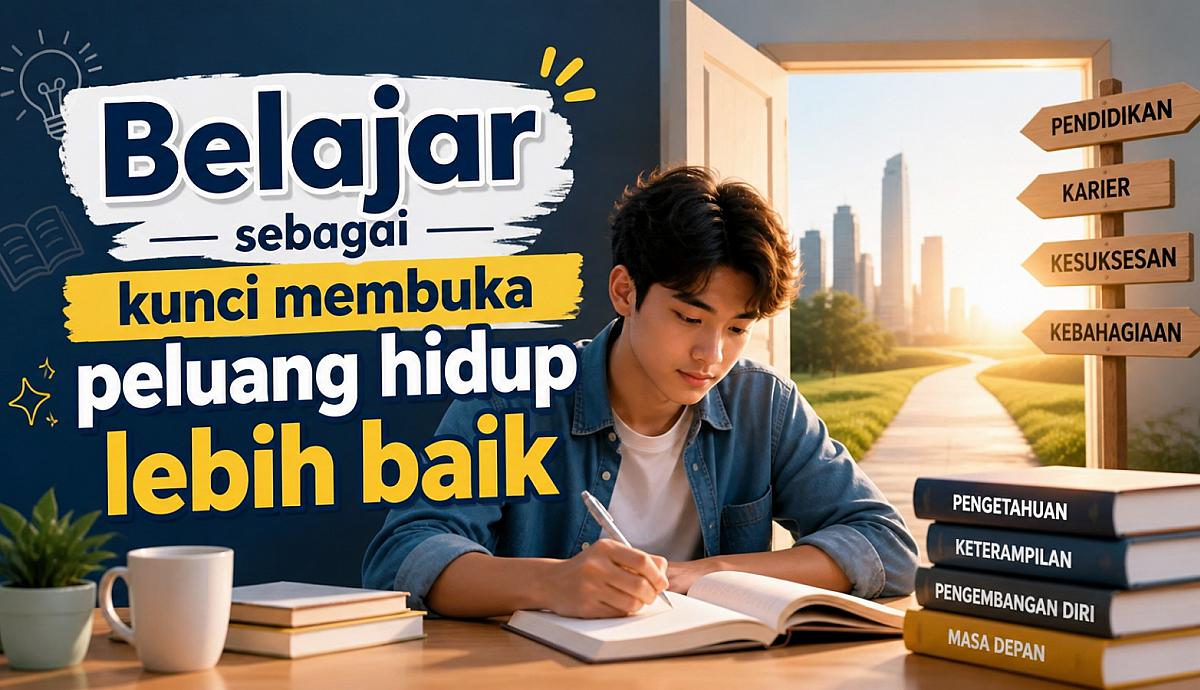 Belajar sebagai Kunci Membuka Peluang Hidup Lebih Baik