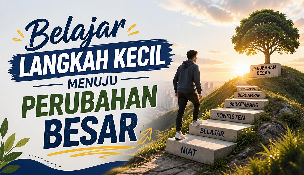Belajar Langkah Kecil Menuju Perubahan Besar