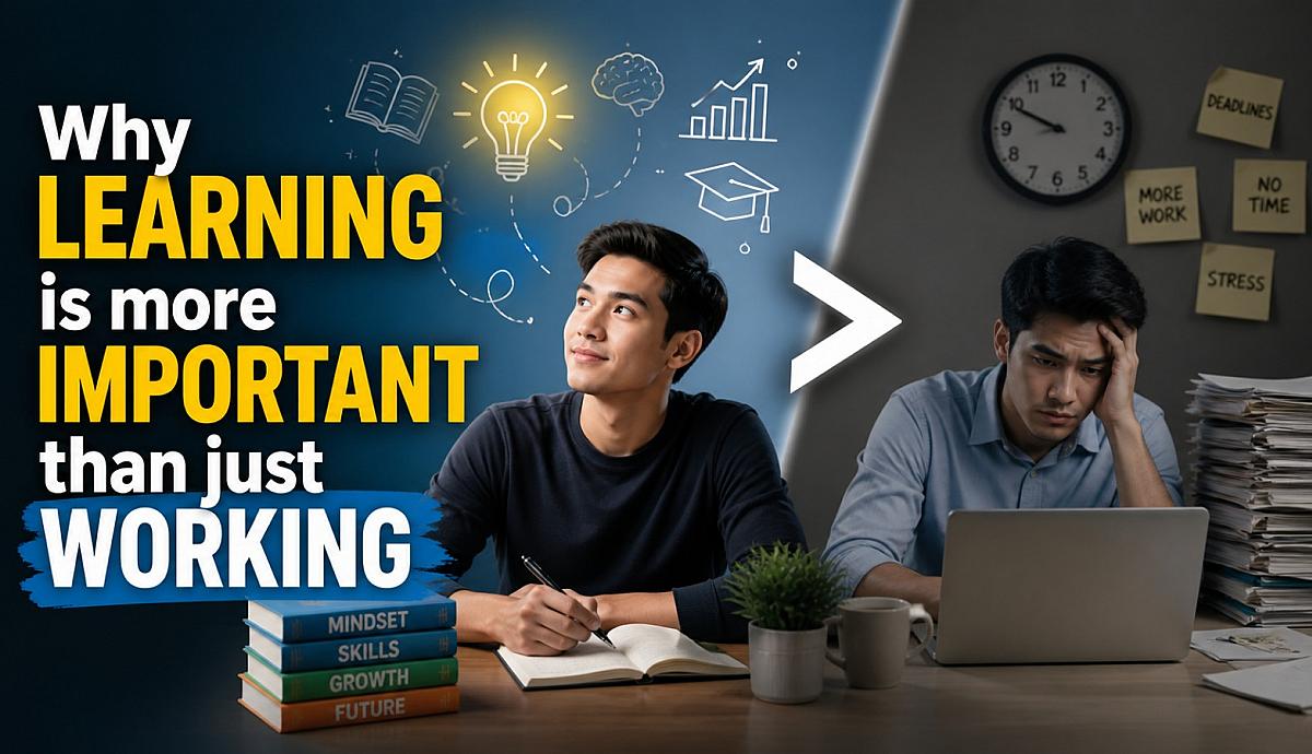Why learning is more important than just working