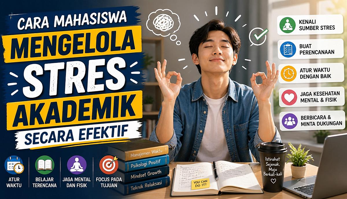 Cara Mahasiswa Mengelola Stres Akademik Secara Efektif