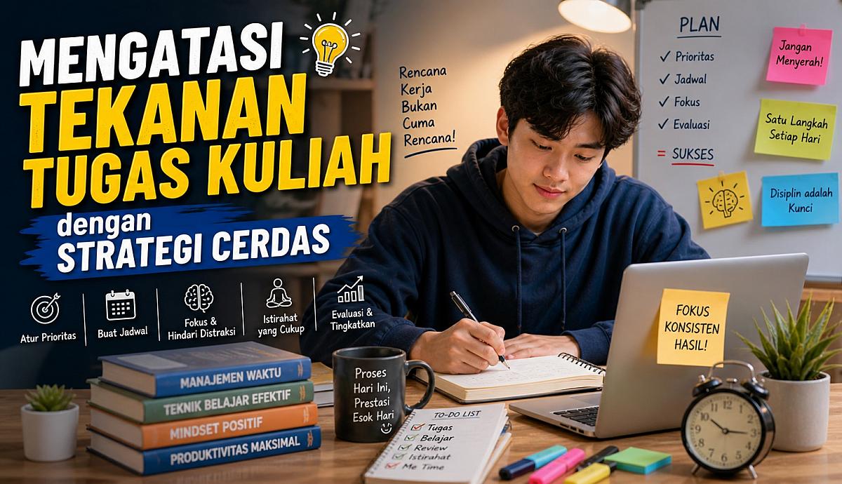 Mengatasi Tekanan Tugas Kuliah dengan Strategi Cerdas