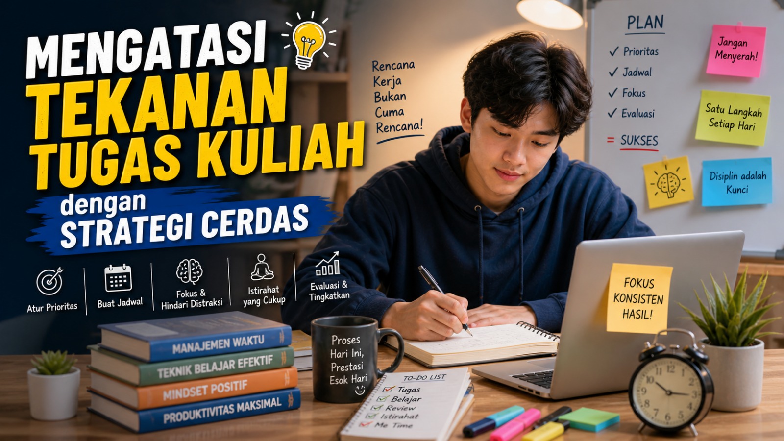 Mengatasi Tekanan Tugas Kuliah dengan Strategi Cerdas