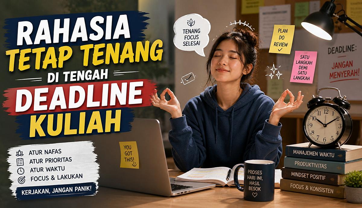 Rahasia Tetap Tenang di Tengah Deadline Kuliah