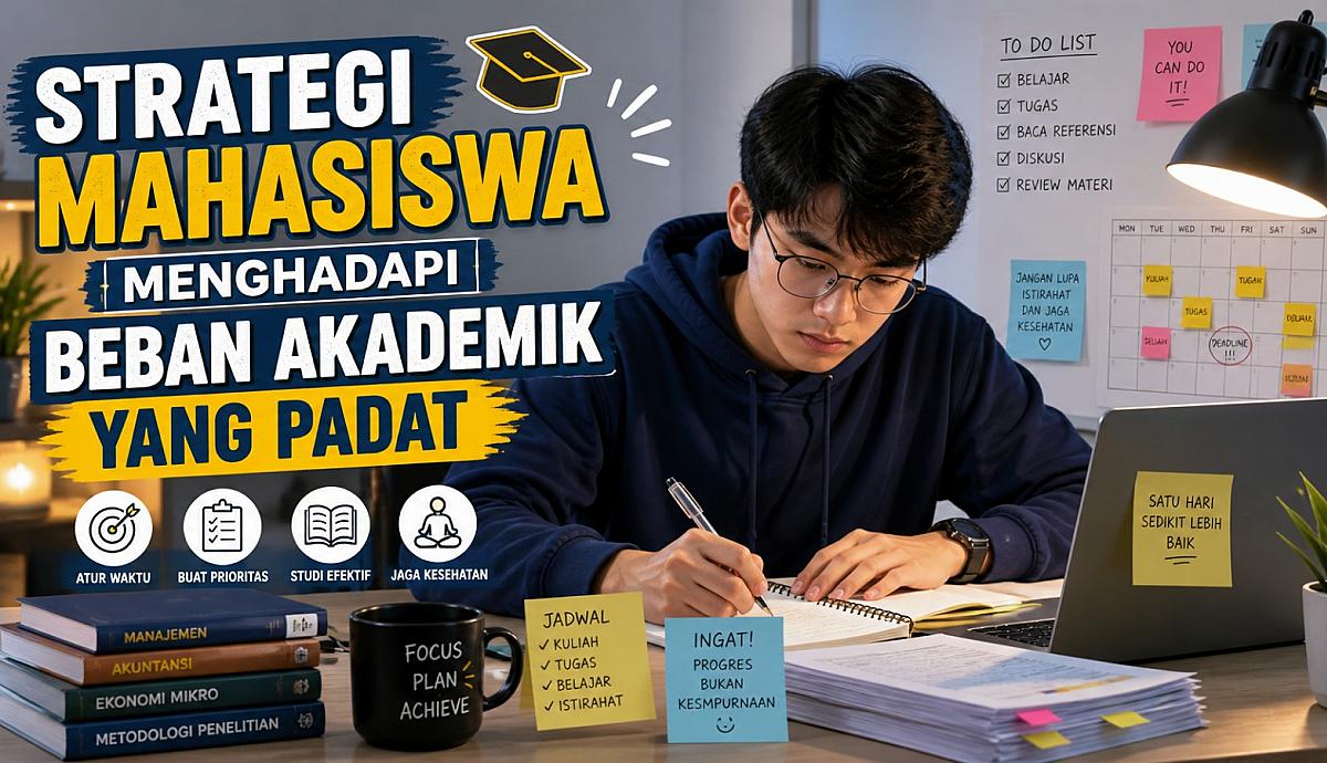 Strategi Mahasiswa Menghadapi Beban Akademik yang Padat