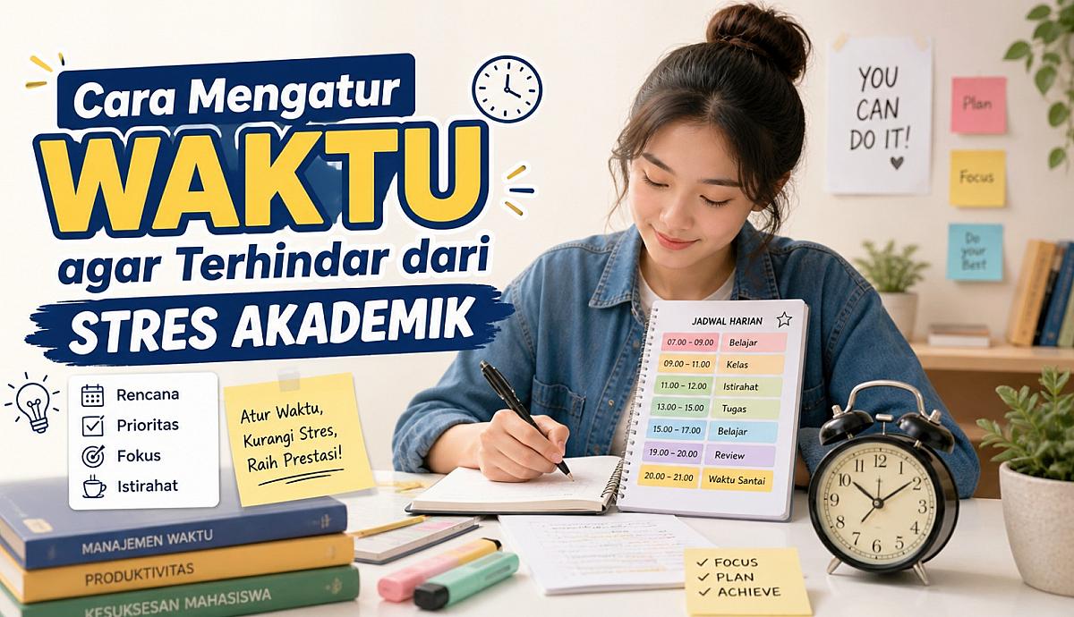 Cara Mengatur Waktu agar Terhindar dari Stres Akademik