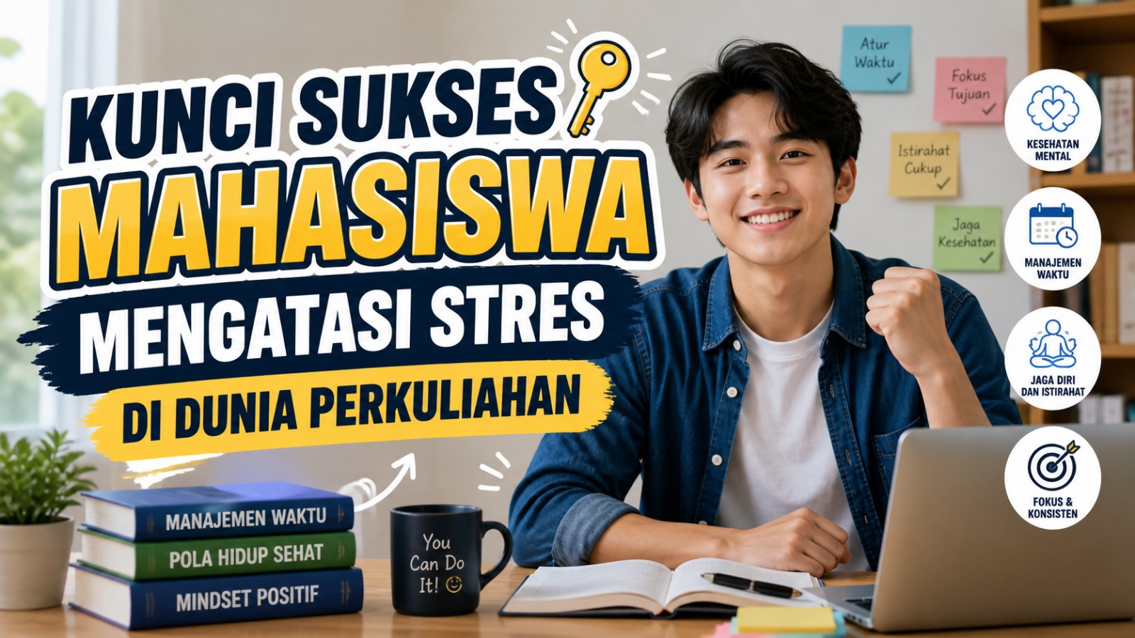 Kunci Sukses Mahasiswa Mengatasi Stres di Dunia Perkuliahan