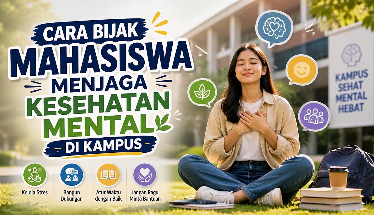 Cara Bijak Mahasiswa Menjaga Kesehatan Mental di Kampus