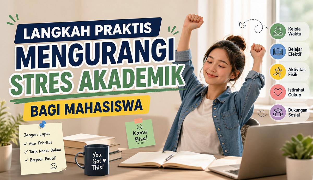 Langkah Praktis Mengurangi Stres Akademik bagi Mahasiswa