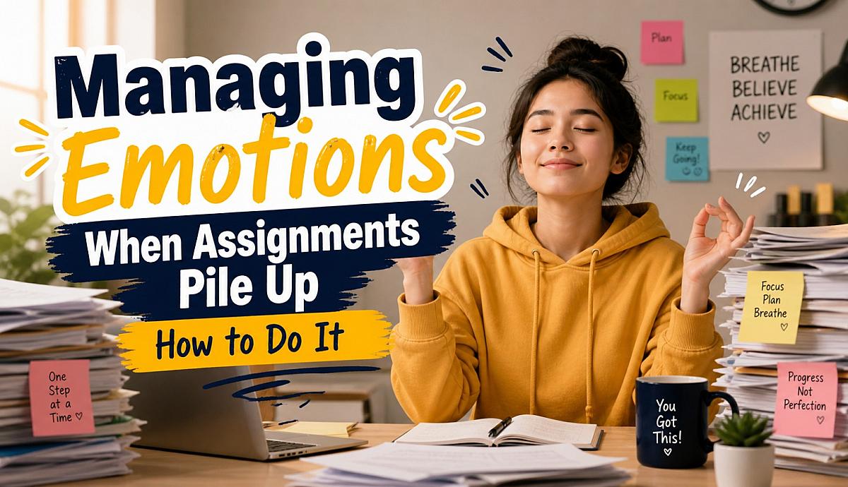 Managing Emotions When Assignments Pile Up How to Do It