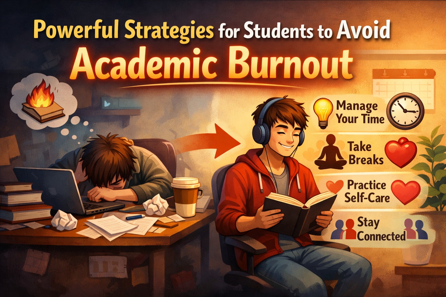 Powerful Strategies for Students to Avoid Academic Burnout