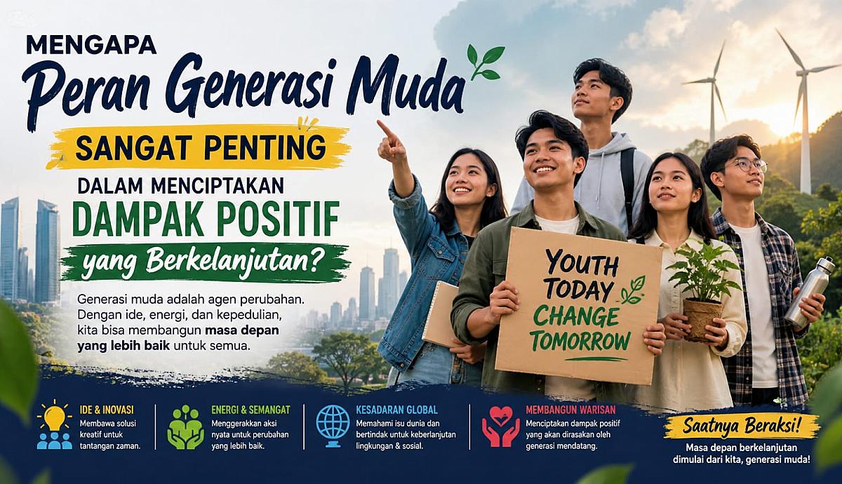 Mengapa Peran Generasi Muda Sangat Penting dalam Menciptakan Dampak Positif yang Berkelanjutan?