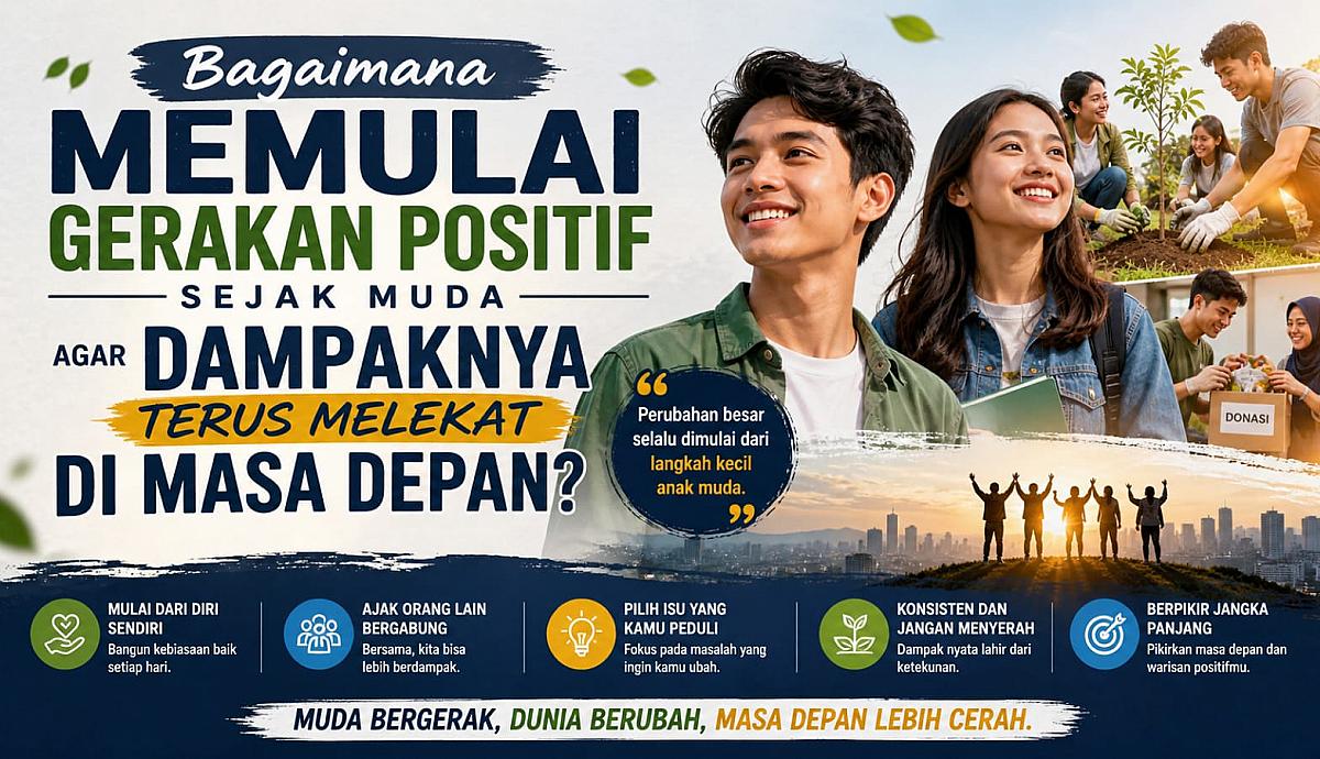 Bagaimana Memulai Gerakan Positif Sejak Muda Agar Dampaknya Terus Melekat di Masa Depan?