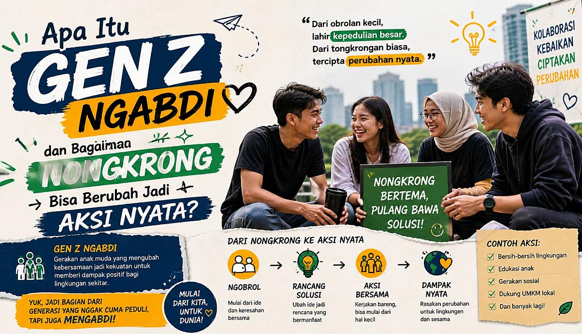 Apa Itu “Gen Z Ngabdi” dan Bagaimana Nongkrong Bisa Berubah Jadi Aksi Nyata?