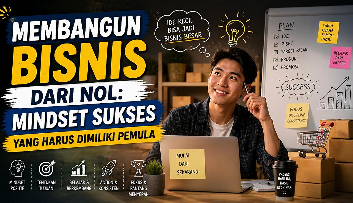 Membangun Bisnis dari Nol: Mindset Sukses yang Harus Dimiliki Pemula