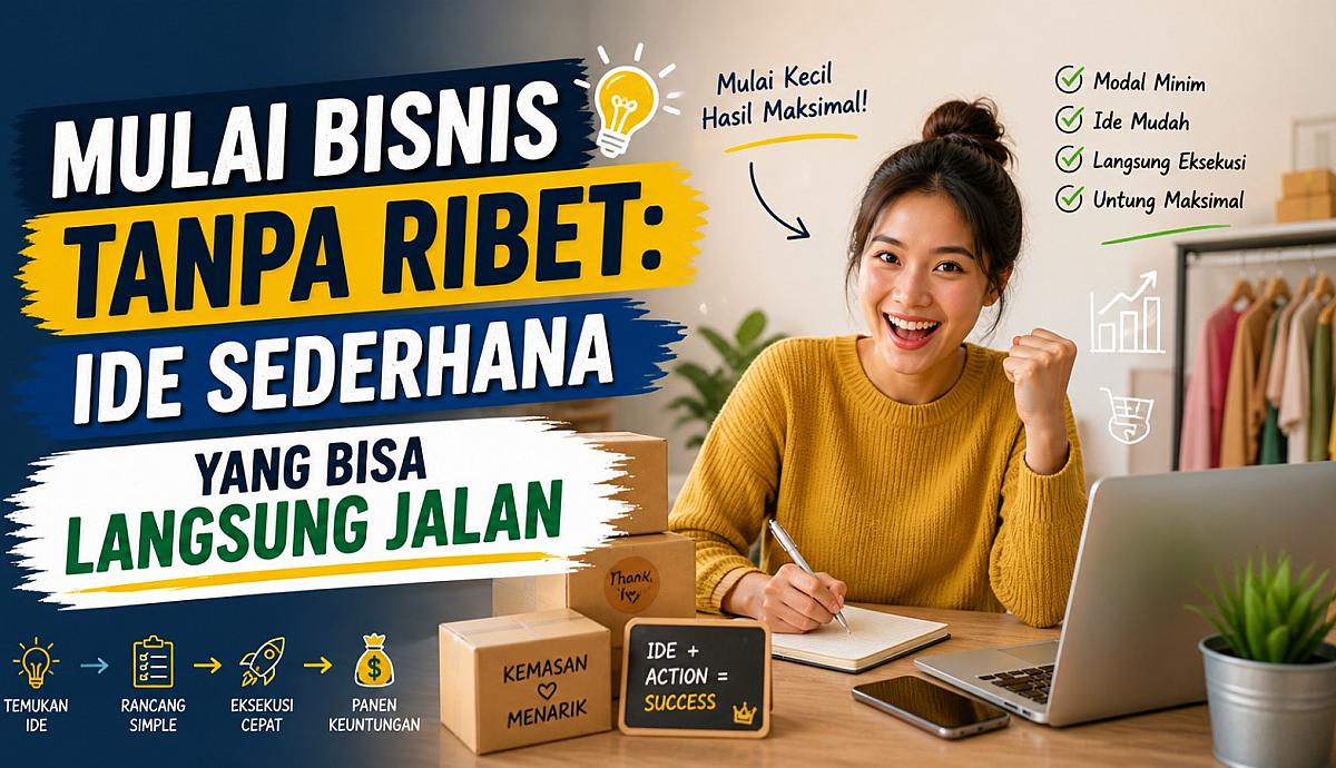 Mulai Bisnis Tanpa Ribet: Ide Sederhana yang Bisa Langsung Jalan