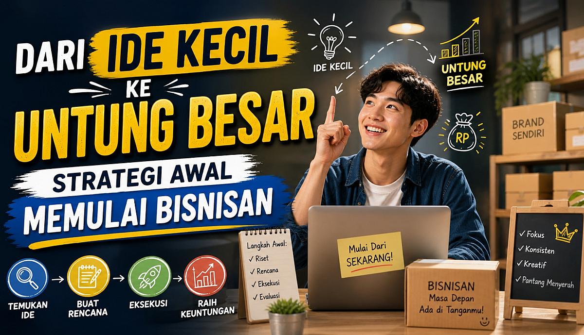 Dari Ide Kecil ke Untung Besar: Strategi Awal Memulai Bisnis