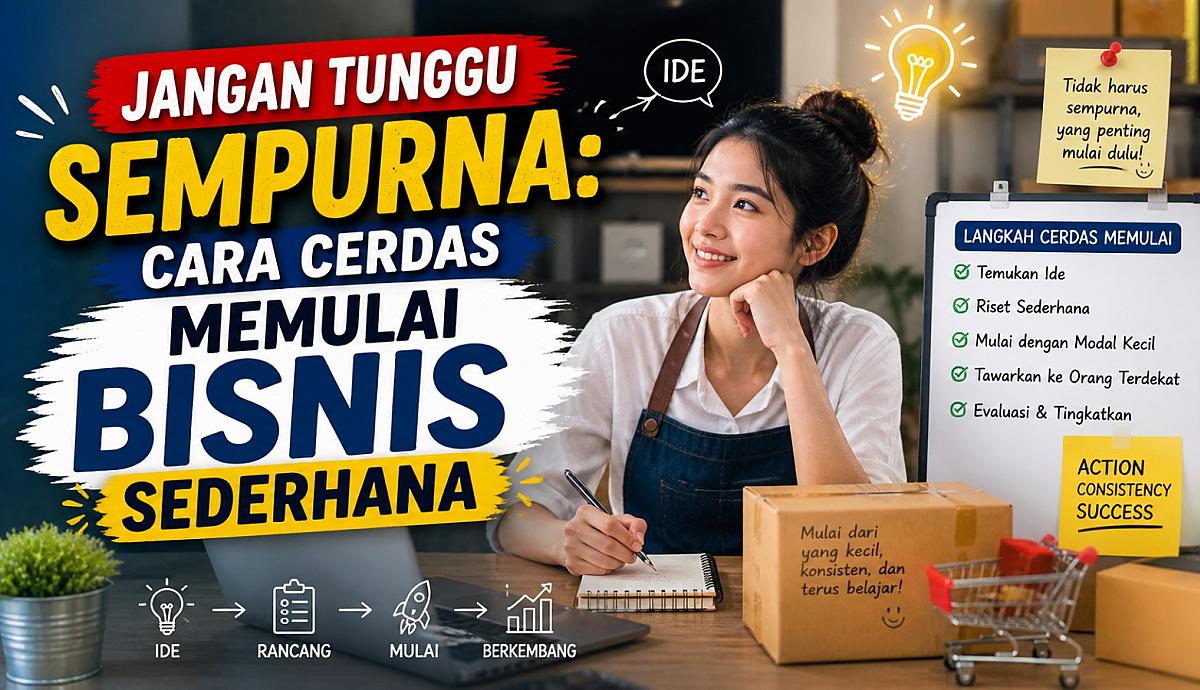 Jangan Tunggu Sempurna: Cara Cerdas Memulai Bisnis Sederhana