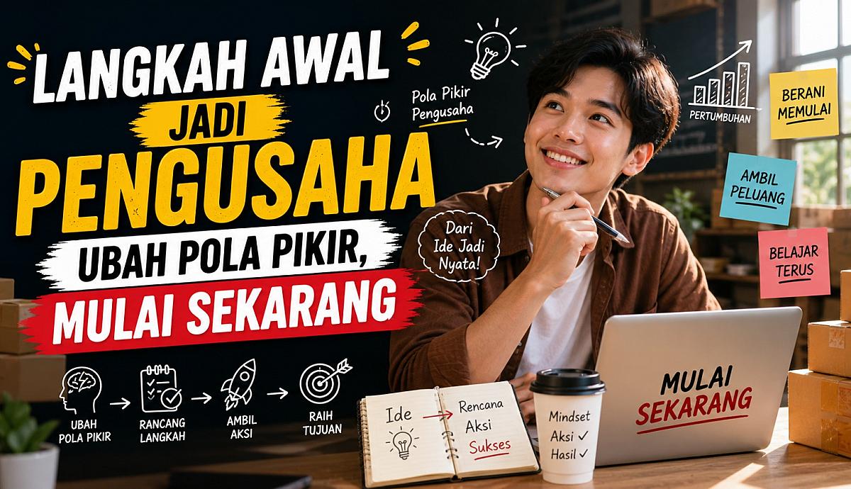 Langkah Awal Jadi Pengusaha: Ubah Pola Pikir, Mulai Sekarang