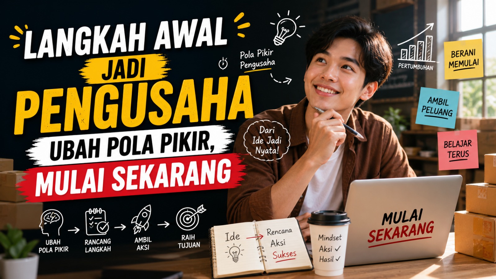Langkah Awal Jadi Pengusaha: Ubah Pola Pikir, Mulai Sekarang