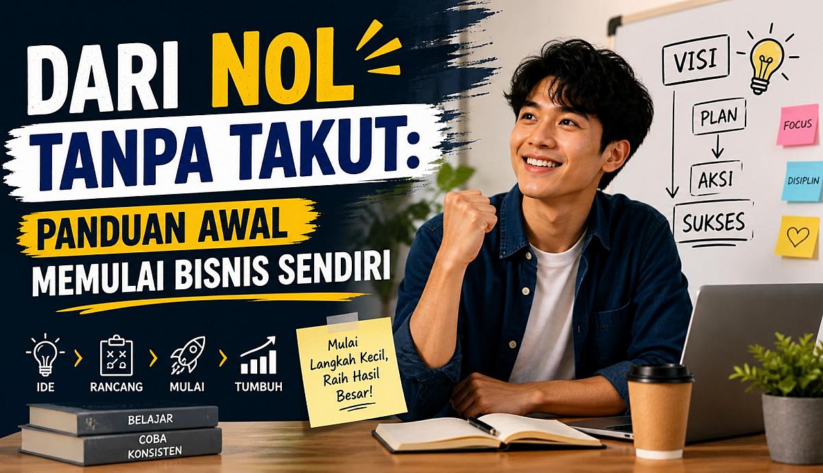 Dari Nol Tanpa Takut: Panduan Awal Memulai Bisnis Sendiri