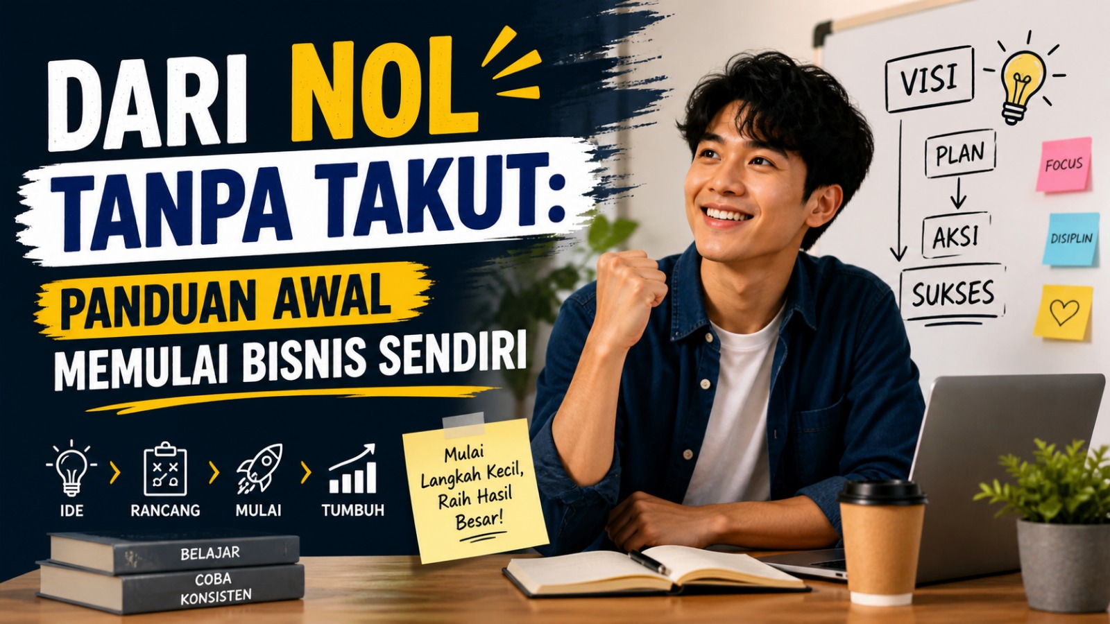 Dari Nol Tanpa Takut: Panduan Awal Memulai Bisnis Sendiri