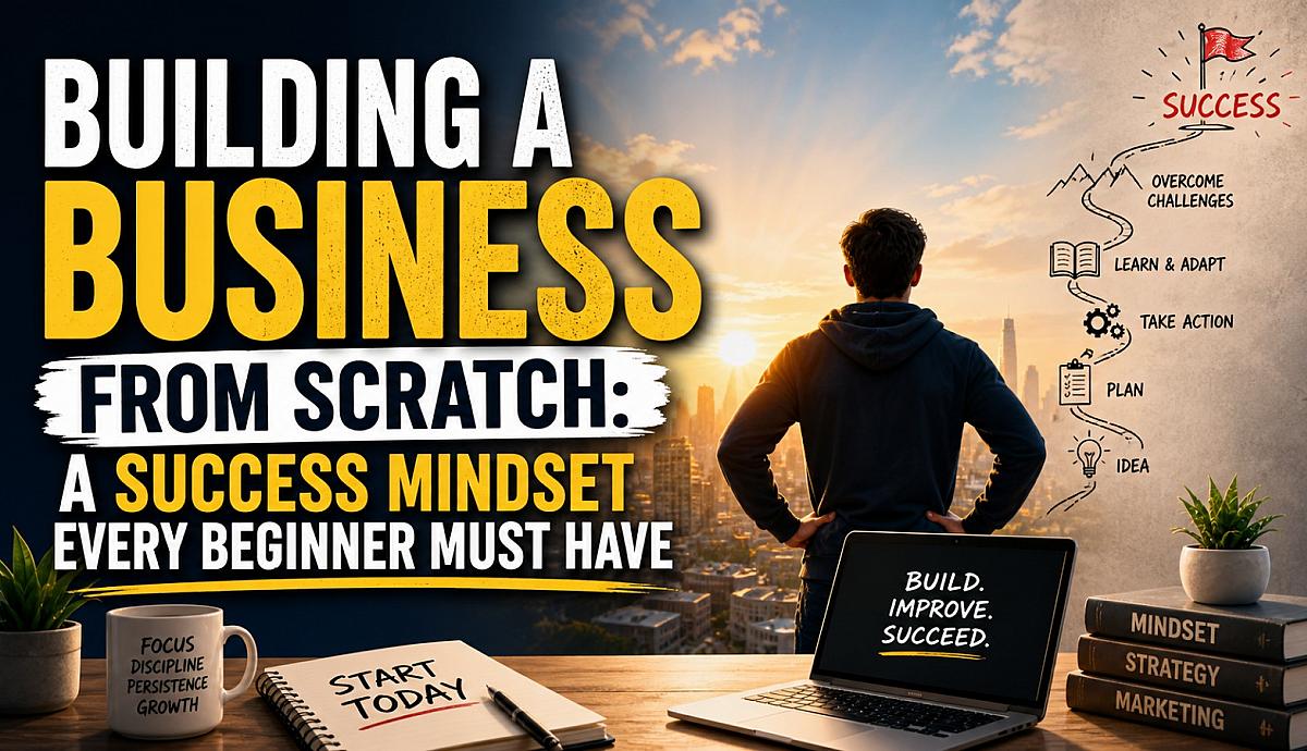 Building a Business from Scratch: A Success Mindset Every Beginner Must Have