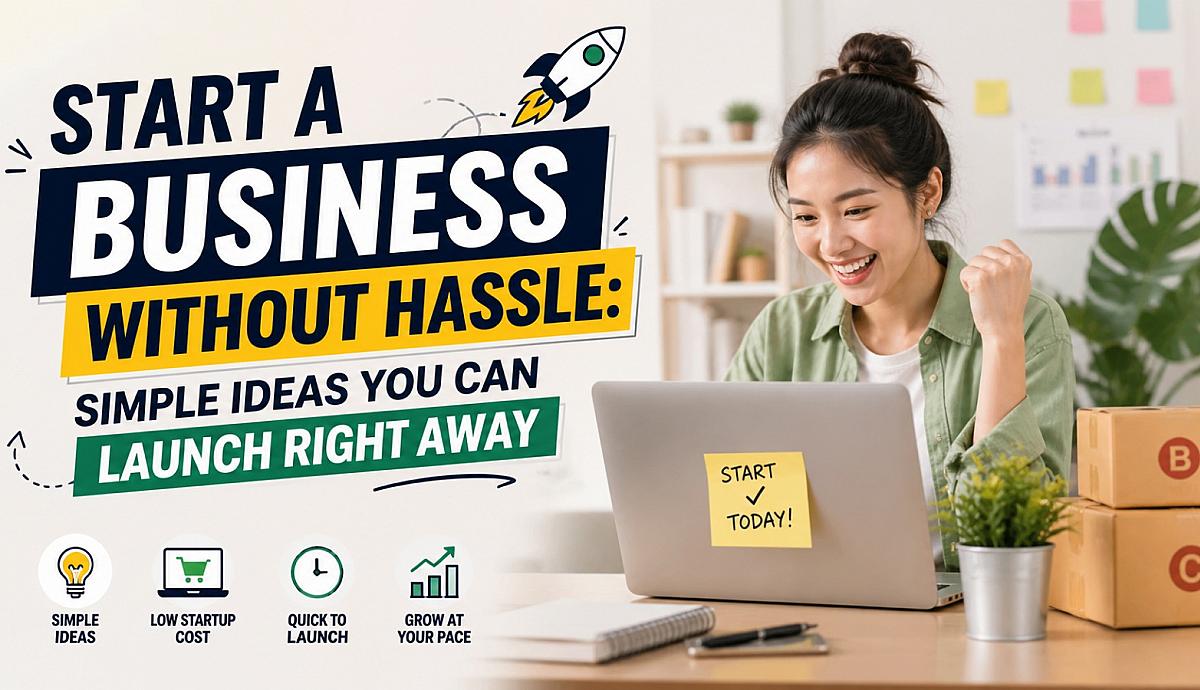 Start a Business Without Hassle: Simple Ideas You Can Launch Right Away