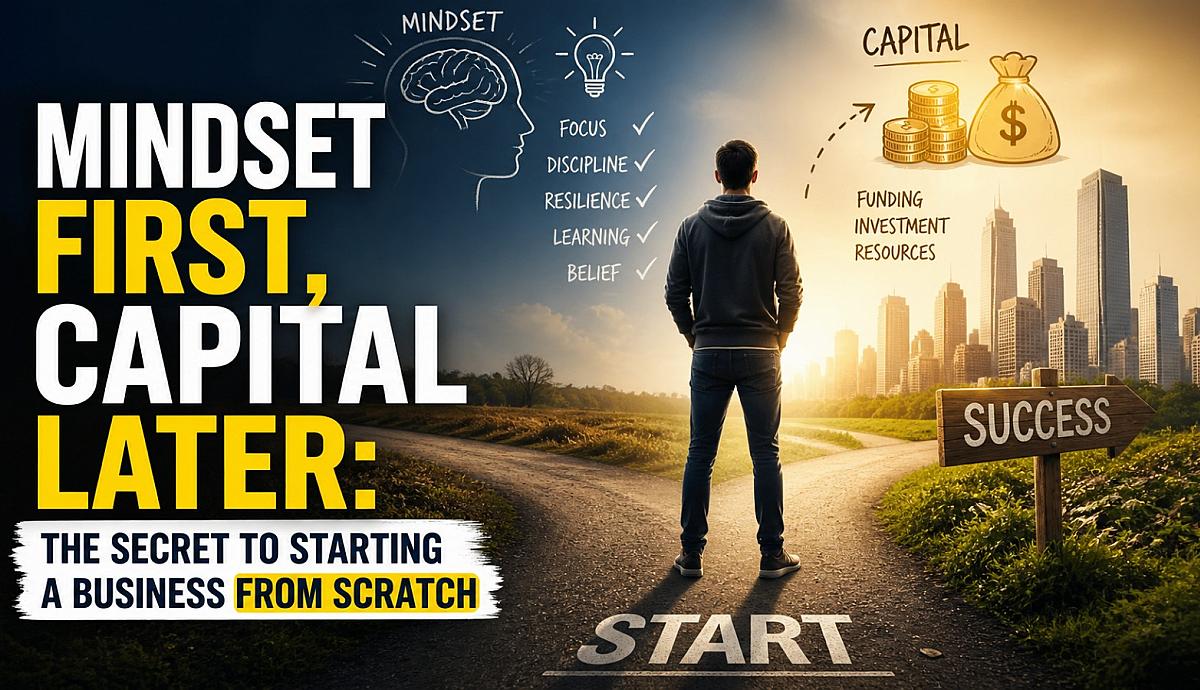 Mindset First, Capital Later: The Secret to Starting a Business from Scratch