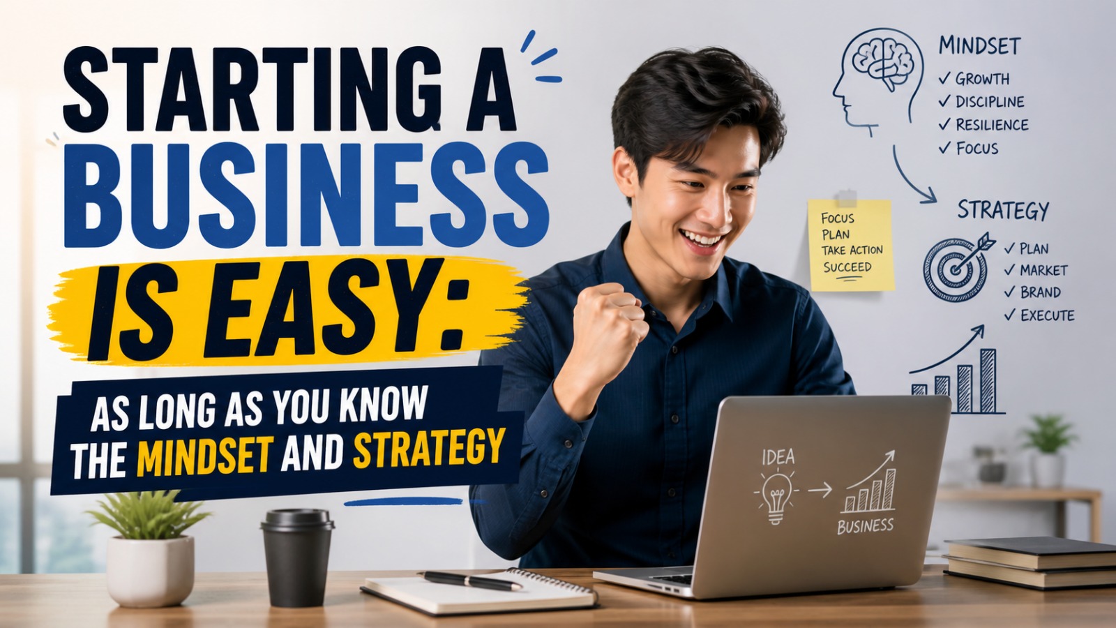 Starting a Business Is Easy: As Long as You Know the Mindset and Strategy
