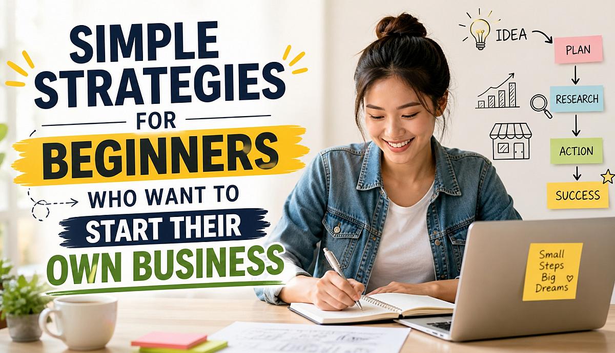 Simple Strategies for Beginners Who Want to Start Their Own Business