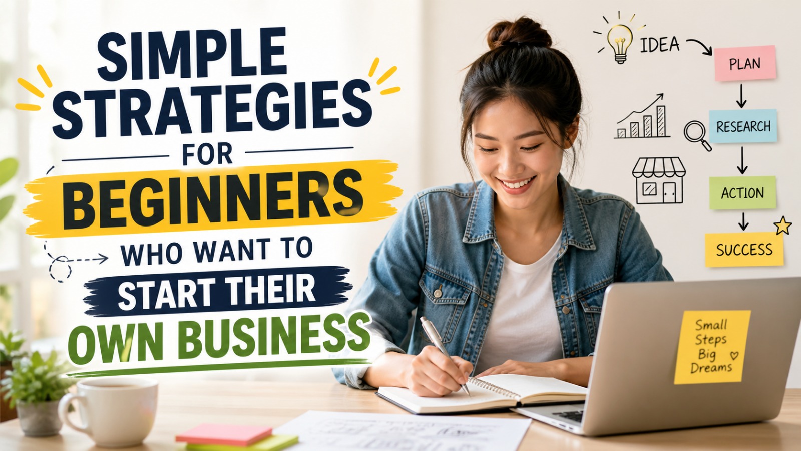 Simple Strategies for Beginners Who Want to Start Their Own Business