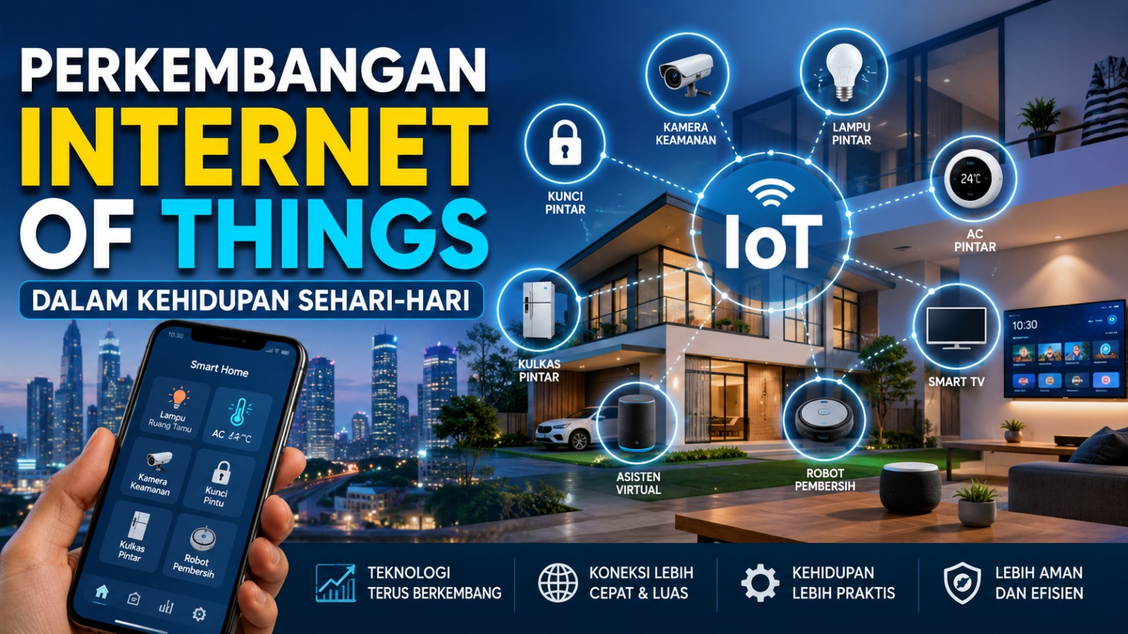 Perkembangan Internet of Things dalam Kehidupan Sehari-hari