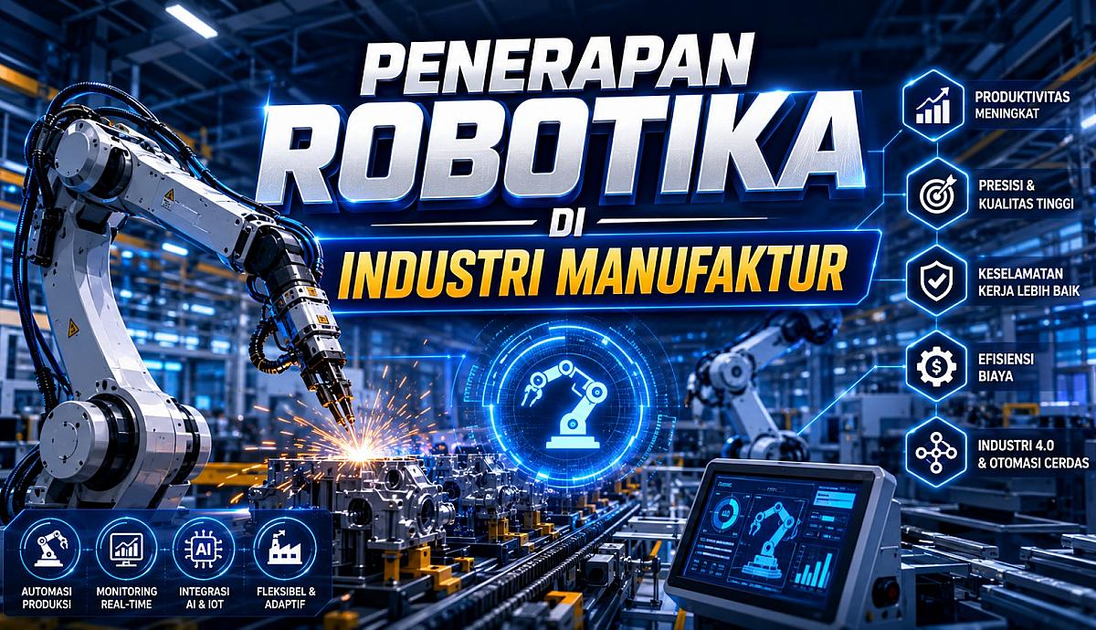 Penerapan Robotika di Industri Manufaktur