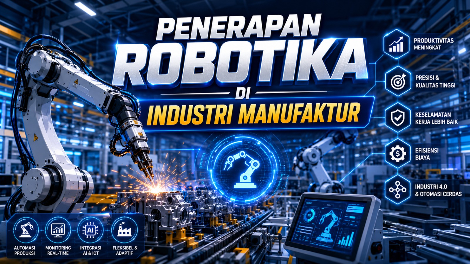 Penerapan Robotika di Industri Manufaktur