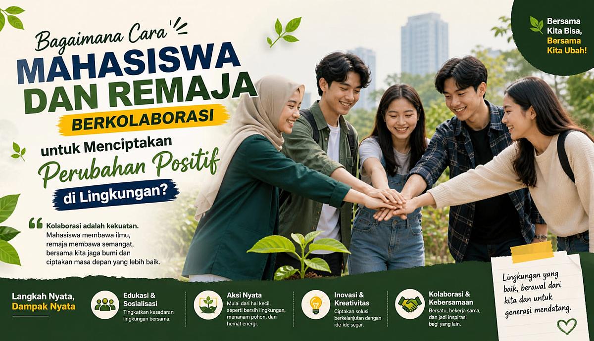 Bagaimana Cara Mahasiswa dan Remaja Berkolaborasi untuk Menciptakan Perubahan Positif di Lingkungan?