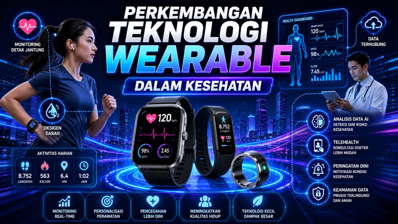 Perkembangan Teknologi Wearable dalam Kesehatan