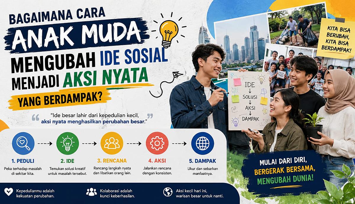 Bagaimana Cara Anak Muda Mengubah Ide Sosial Menjadi Aksi Nyata yang Berdampak?