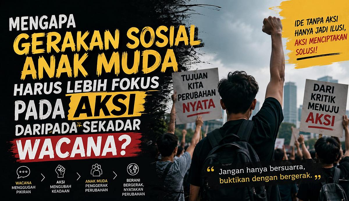 Mengapa Gerakan Sosial Anak Muda Harus Lebih Fokus pada Aksi daripada Sekadar Wacana?