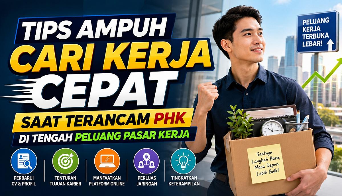 Tips Ampuh Cari Kerja Cepat Saat Terancam PHK di Tengah Peluang Pasar Kerja