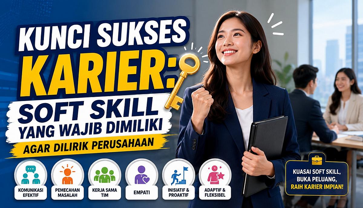 Kunci Sukses Karier: Soft Skill yang Wajib Dimiliki agar Dilirik Perusahaan