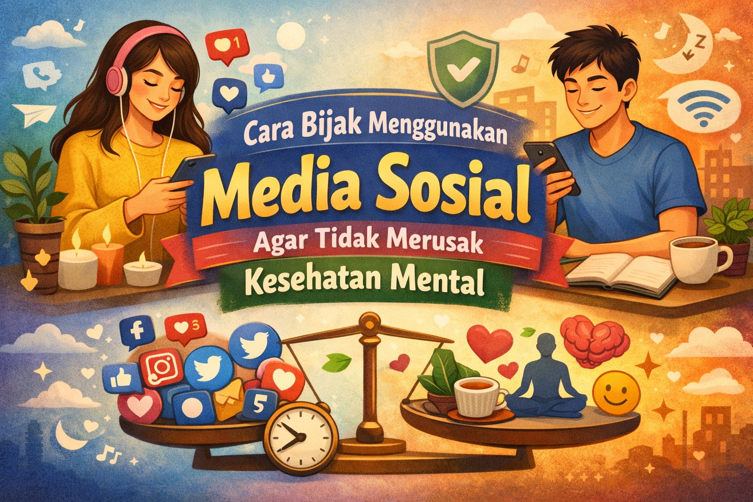 Cara Bijak Menggunakan Media Sosial Agar Tidak Merusak Kesehatan Mental